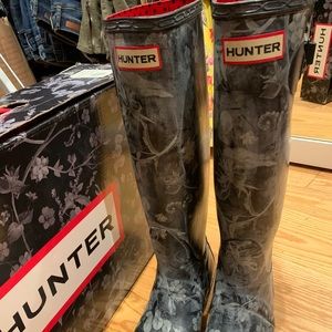 Hunter Floral Rainboots